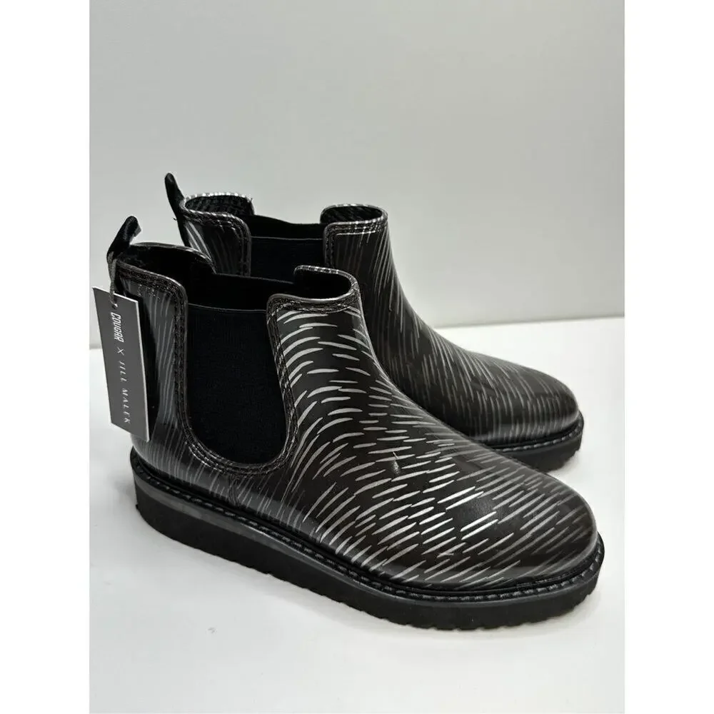 Cougar Printed‎ Waterproof Rubber Rain Boots Kensington Size 6 New